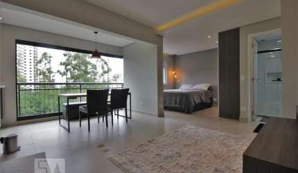 Kitnet / Stúdio para Aluguel - Portal do Morumbi, 1 Quarto,  38 m² - São Paulo