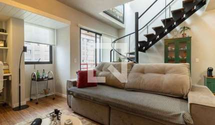 Cobertura para Aluguel - Moema, 1 Quarto,  75 m² - São Paulo