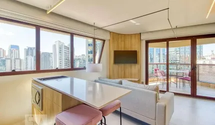 Kitnet / Stúdio para Aluguel - Vila Olímpia, 1 Quarto,  46 m² - São Paulo