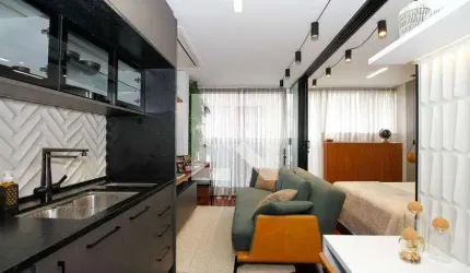 Kitnet / Stúdio para Aluguel - Pinheiros, 1 Quarto,  31 m² - São Paulo