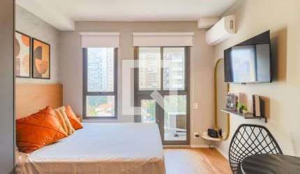 Kitnet / Stúdio para Aluguel - Brooklin, 1 Quarto,  24 m² - São Paulo