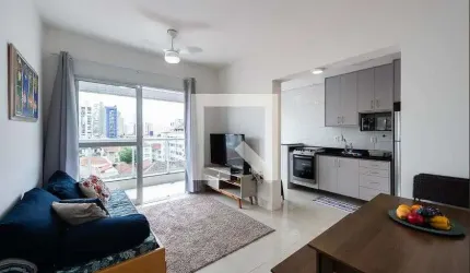 Apartamento para Aluguel - Embaré, 1 Quarto,  52 m² - Santos