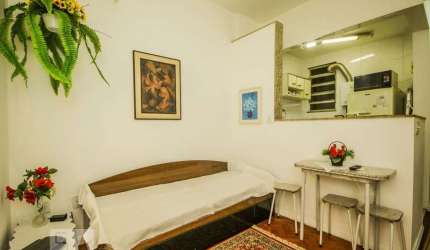 Kitnet / Stúdio para Aluguel - Copacabana, 1 Quarto,  45 m² - Rio de Janeiro