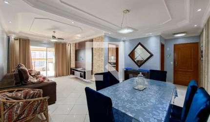 Apartamento para Aluguel - Aviação, 3 Quartos,  133 m² - Praia Grande