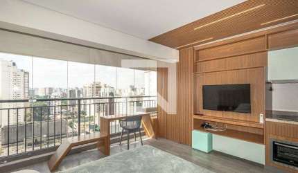 Kitnet / Stúdio para Aluguel - Moema, 1 Quarto,  27 m² - São Paulo