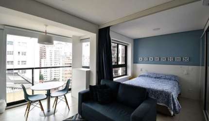 Kitnet / Stúdio para Aluguel - Jardim Paulista, 1 Quarto,  28 m² - São Paulo