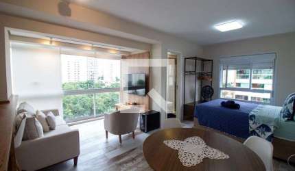 Kitnet / Stúdio para Aluguel - Campo Belo, 1 Quarto,  33 m² - São Paulo