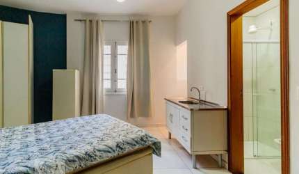 Kitnet / Stúdio para Aluguel - Santa Cecília, 1 Quarto,  25 m² - São Paulo