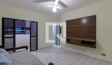 Apartamento para Aluguel - Guilhermina, 1 Quarto,  48 m² - Praia Grande