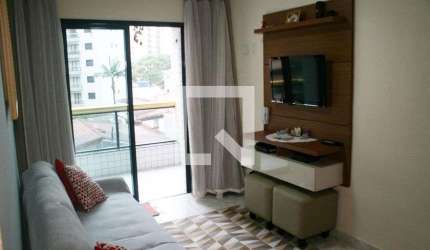 Apartamento para Aluguel - Vila Caiçara, 1 Quarto,  47 m² - Praia Grande