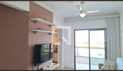 Apartamento para Aluguel - Vila Caiçara, 1 Quarto,  66 m² - Praia Grande