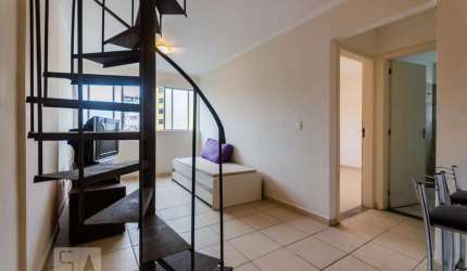 Cobertura para Aluguel - José Menino, 1 Quarto,  105 m² - Santos