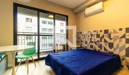 Kitnet / Stúdio para Aluguel - Santa Cecília, 1 Quarto,  24 m² - São Paulo