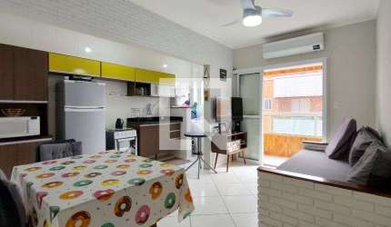 Apartamento para Aluguel - Canto do Forte, 1 Quarto,  50 m² - Praia Grande