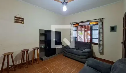 Casa para Aluguel - Nova Mirim, 2 Quartos,  72 m² - Praia Grande