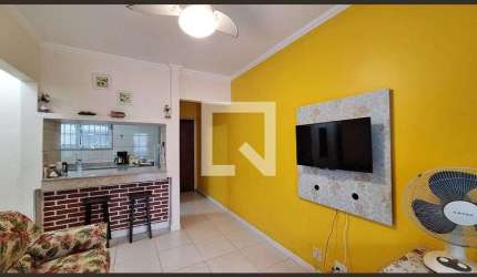 Apartamento para Aluguel - Vila Caiçara, 1 Quarto,  45 m² - Praia Grande