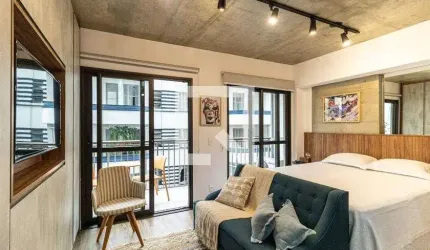 Kitnet / Stúdio para Aluguel - Santa Cecília, 1 Quarto,  34 m² - São Paulo