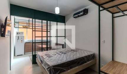 Kitnet / Stúdio para Aluguel - Santa Cecília, 1 Quarto,  29 m² - São Paulo