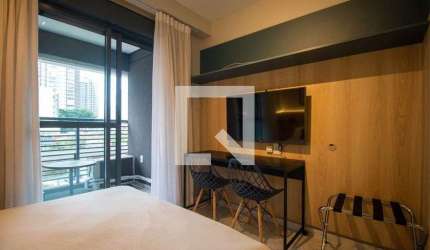 Apartamento para Aluguel - Chácara Santo Antonio, 1 Quarto,  26 m² - São Paulo