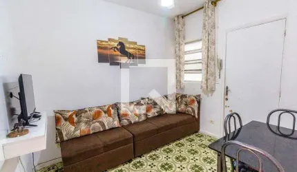 Apartamento para Aluguel - Nova Mirim, 1 Quarto,  45 m² - Praia Grande