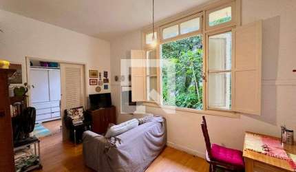 Apartamento para Aluguel - Laranjeiras, 1 Quarto,  55 m² - Rio de Janeiro