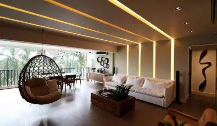 Apartamento para Aluguel - Barra da Tijuca - Marapendi, 3 Quartos,  156 m² - Rio de Janeiro