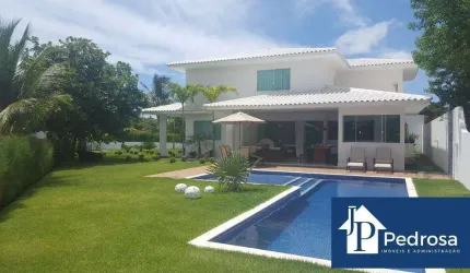 EXCELENTE OPORTUNIDADE: CASA À VENDA SEIS QUARTOS, SENDO 05 SUÍTES EM GUARAJUBA