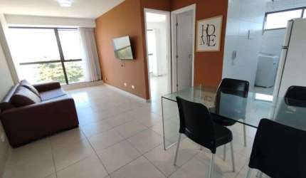 APARTAMENTO ALUGUEL BEIRA MAR 40m² - Em frente a Ilha do Amor!