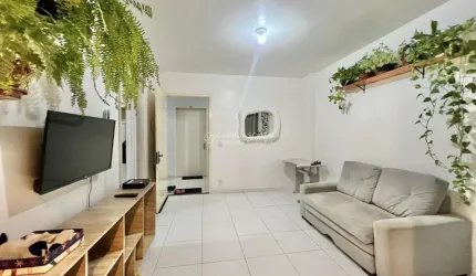 Apartamento no Bairro Ideal em Novo Hamburgo, semimobiliado, 50m privativos, elevador, vista panorâmica.