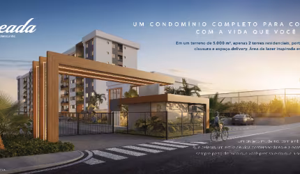 Apartamento para venda tem 55m² com 2 quartos em Buraquinho - ENSEADA PRAIA DE BURAQUINHO