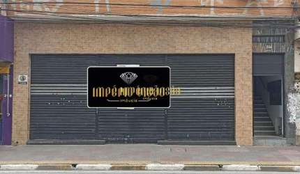Salão comercial de 120m² com 2 Banheiros para locação na Benjamin Constant, centro de Suzano-SP