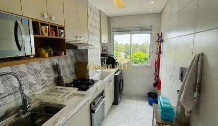 Apartamento a venda com 2 Dormitórios mobiliado no 6° andar com elevador em Poá SP