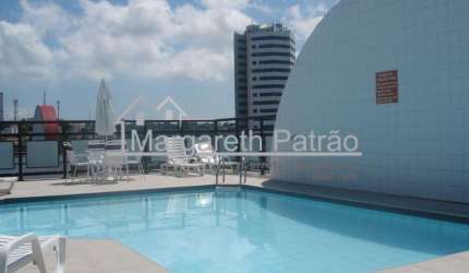 Quarto e sala de 50 m² no Itaigara Multiplus.