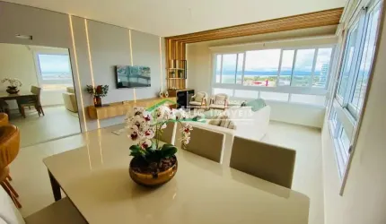 Belo apartamento com vista para o rio e praia em Tramandaí