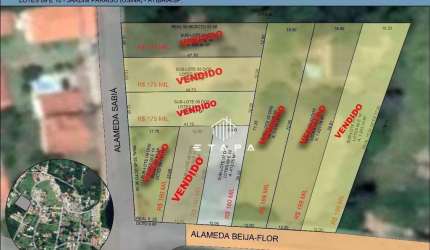 Terreno à venda, 413 m² por R$ 160.000,00 - Jardim Paraíso da Usina - Atibaia/SP
