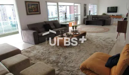 Apartamento alto padrão em frente ao parque flamboyant, prédio 1 por andar