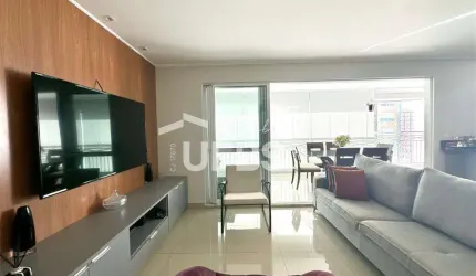 Belíssimo apartamento, todo mobiliado e equipado, com 125m² privativos e 3 suítes plenas, sendo 1 master, disponível para venda no Residencial Domani LifeStyle, no Setor Marista.