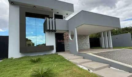 Casa Alto Padrão no Caribe Golf, 4 Suítes, Piscina e Lazer Completo