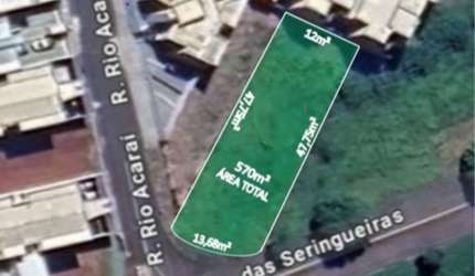Espetacular terreno residencial para venda, 570m²