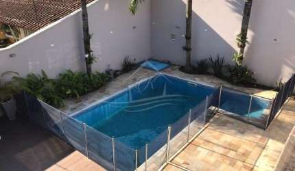 SOBRADO PARA VENDA UMA QUADRA DA PRAIA COM 4 SUÍTES, PISCINA JARDIM BRITANIA, CARAGUATATUBA/SP