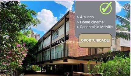 Casa com 4 dormitórios à venda, 890 m² por R$ 9.950.000,00 - Condomínio Melville (Tamboré) - Santana de Parnaíba/SP