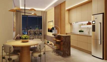 Apartamento 2 Quartos com 1 Suíte e 80m² - Kobrasol