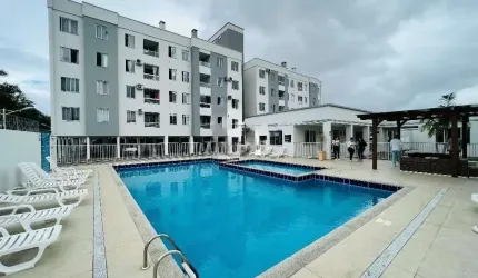 Apartamento 2 Quartos com Piscina - Barra do Aririú