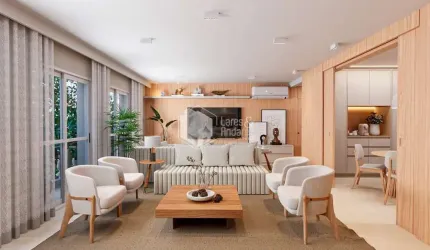 Apartamento tipo para venda com 3 quartos, sendo 3 suítes, 170m²