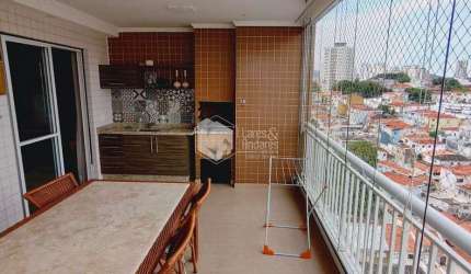 APTO A VENDA COM 118M² COM 3 DORMS (1 SUÍTE), ARMÁRIOS PLANEJADOS, 8º ANDAR, 2 VGS, LAZER COMPLETO!