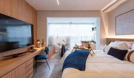 Apartamento tipo para venda com 1 quarto, sendo 1 suíte, 46m²
