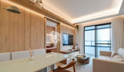 Apartamento tipo para venda com 1 quarto, sendo 1 suíte, 39m²