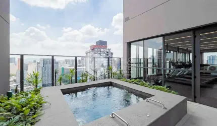 Apartamento tipo para venda com 1 quarto, sendo 1 suíte, 41m²