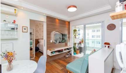 Apartamento tipo para venda com 1 quarto, sendo 1 suíte, 45m²