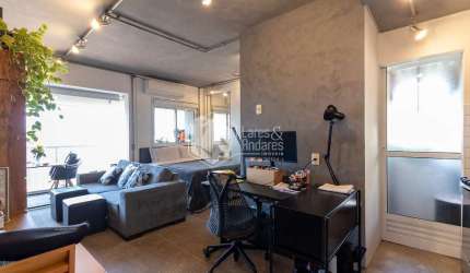 Apartamento tipo para venda com 1 quarto, sendo 1 suíte, 44m²